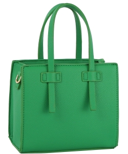 Fashion Boxy Satchel Crossbody Bag JY-0435-M  EMERALD